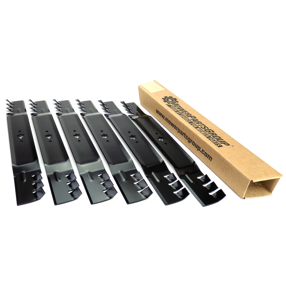 (6) Blades Compatible With Cub Cadet 46" 742-04290-X, 942-04290-X, 942-04361