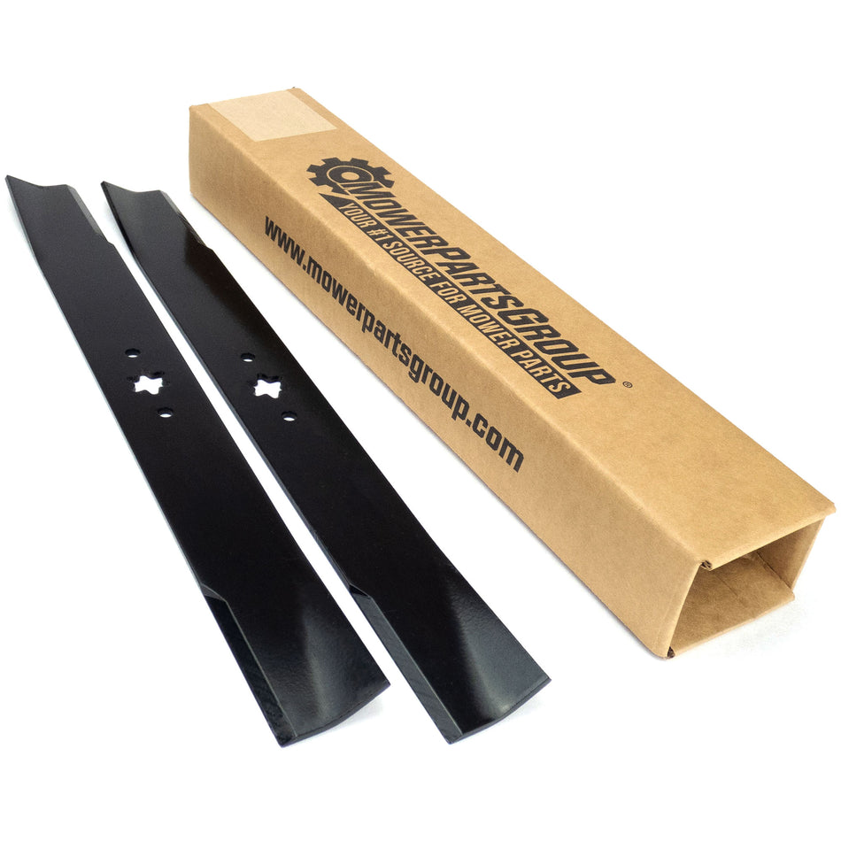(2) Heavy Duty Blades Compatible With MTD 42" 942-04308, 942-04312, 742-04308