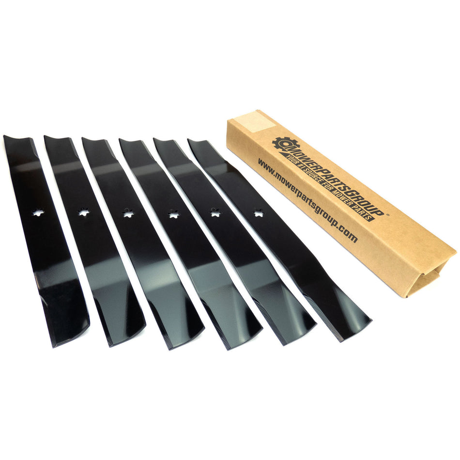 (6) Blades Compatible With Cub Cadet 46" 100 LTX 942-04244, 94204244A