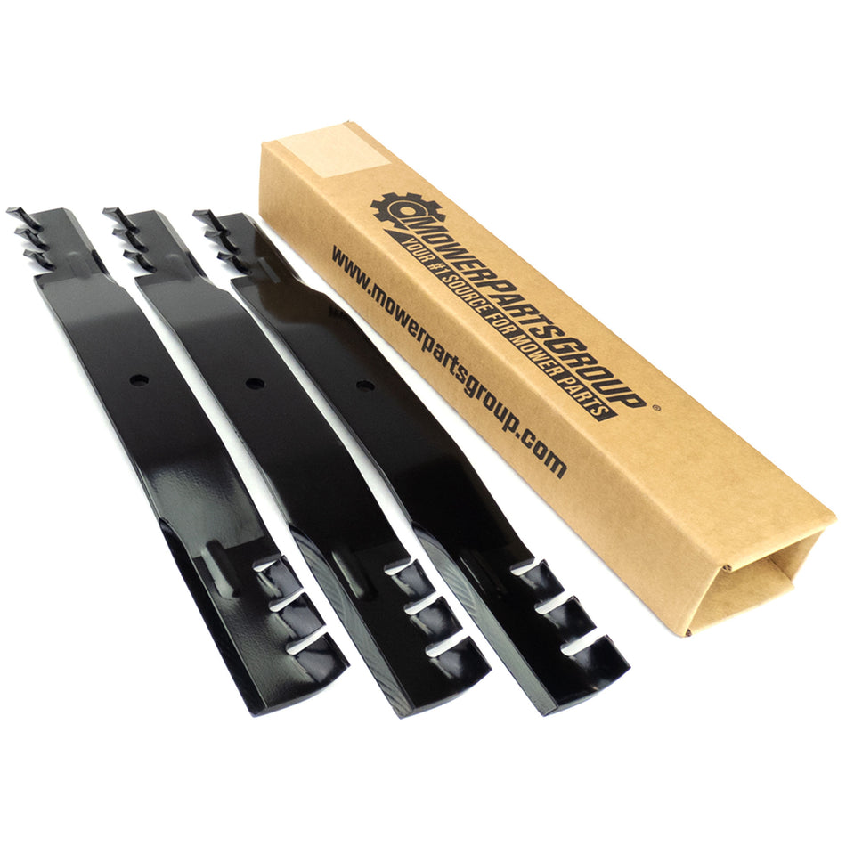 (3) Mulching Blades for Toro 62" Groundmaster, Recycler, Z Master 107-0214-03