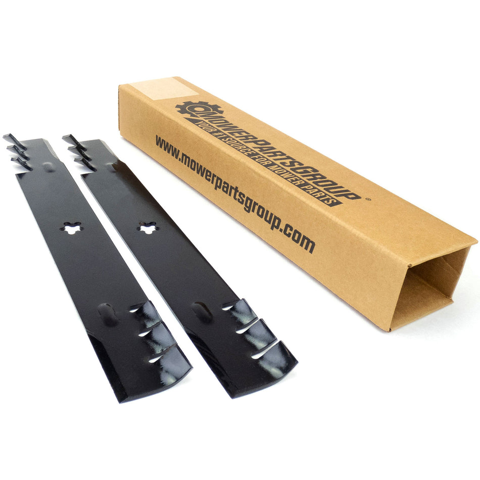 (2) Mulching Blades for Husqvarna/AYP 38" LT1238, LT1538 532134148, 532139774