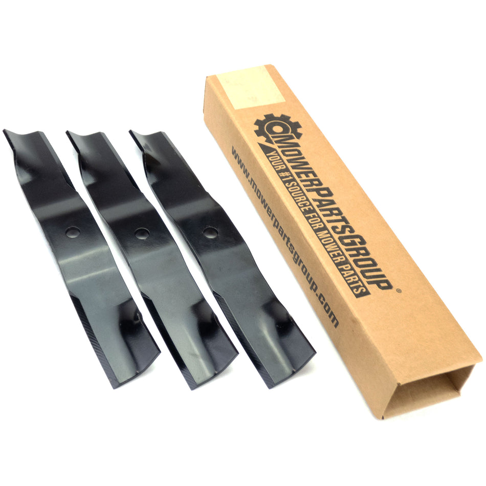 (3) Mower Blades Compatible with Bobcat Bad Boy Exmark Ferris Gravely 48" 112111-01 00450200 103-1577