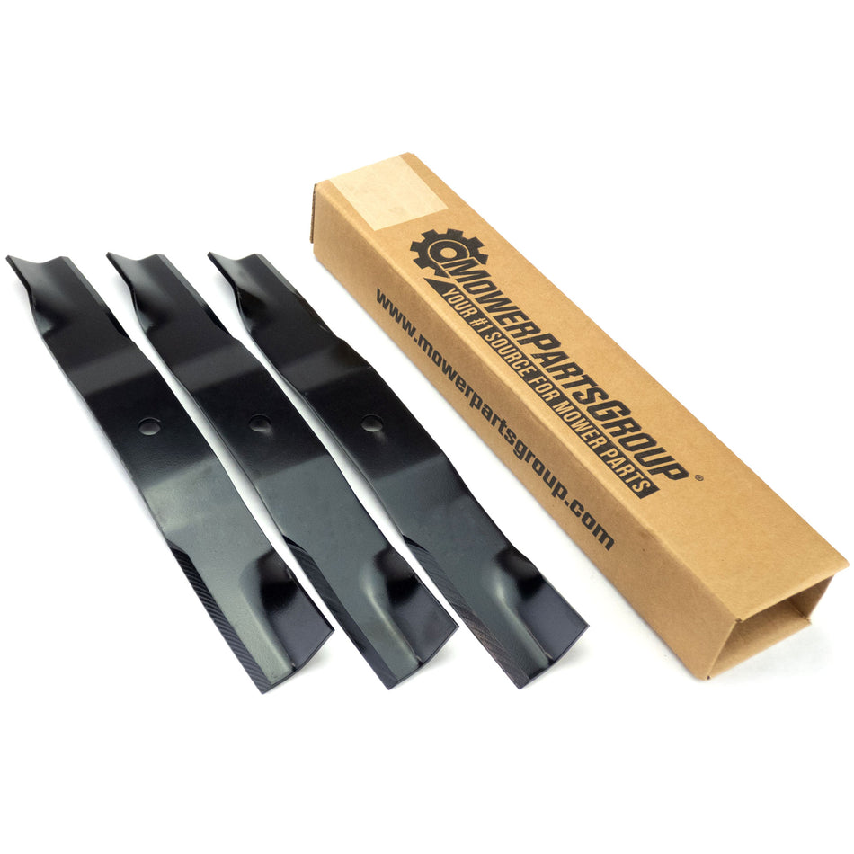 (3) Blades for Bobcat Ariens Wright & Many More 52" Mowers 112111-02 03253800
