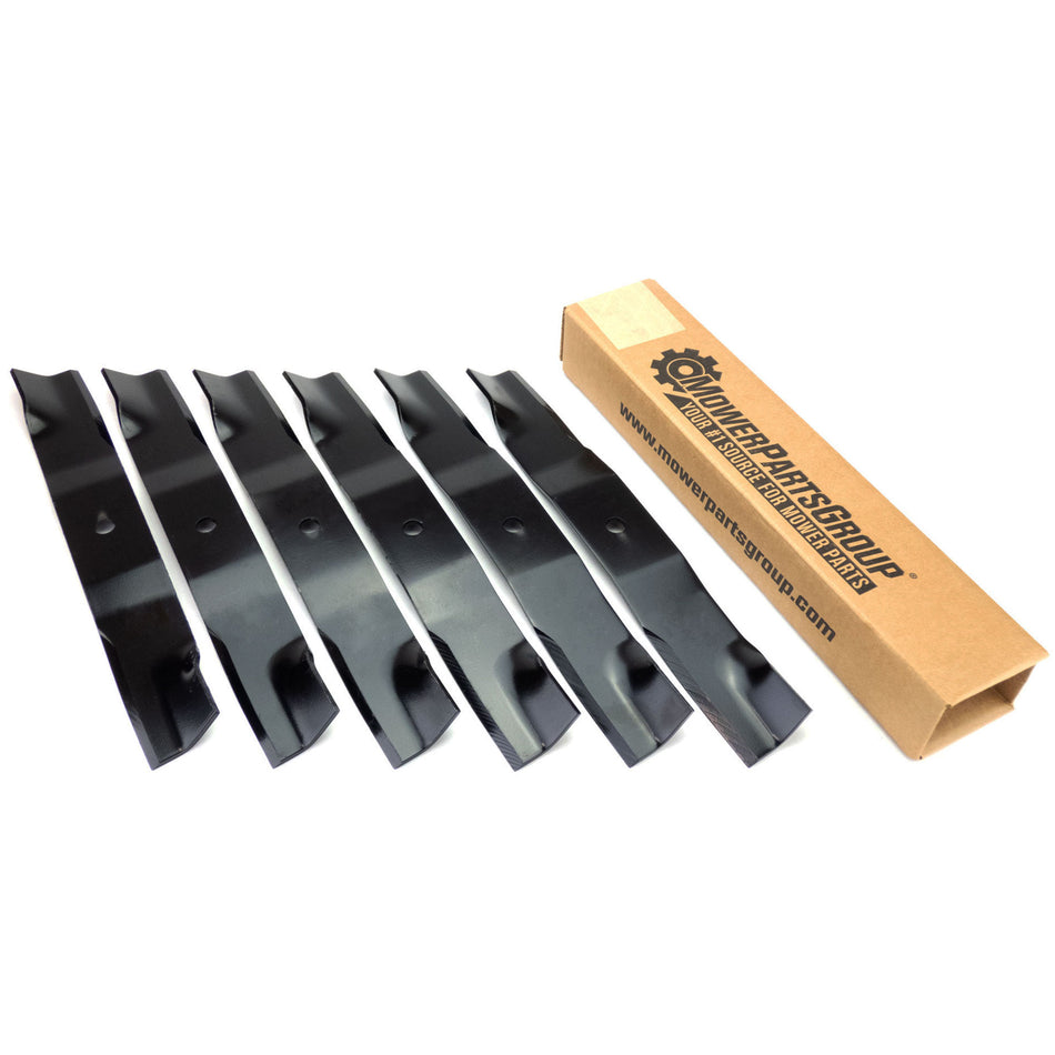 (6) Blades for Bobcat Ariens Wright & Many More 52" Mowers 112111-02 03253800