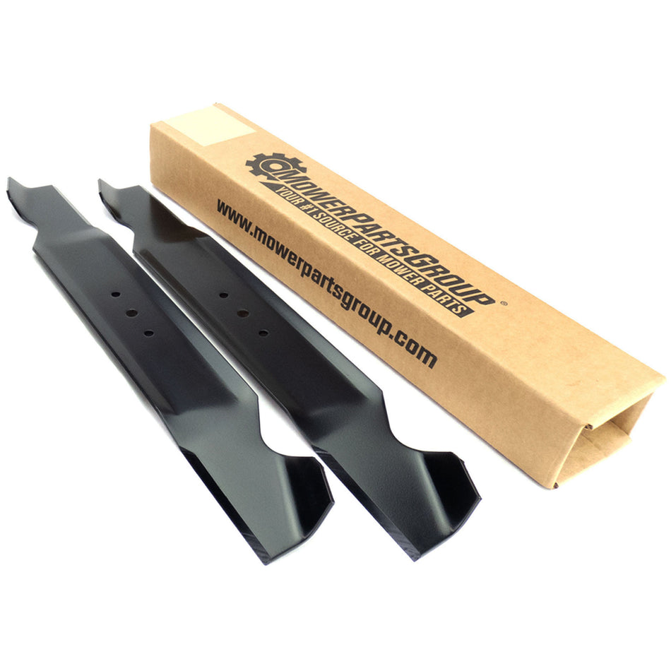 (2) Blades Compatible With MTD 42" 742-0499, 742-0499A, 742-0503, 942-0499