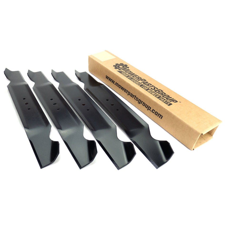 (4) Blades Compatible With MTD 42" 742-0499, 742-0499A, 742-0503, 942-0499