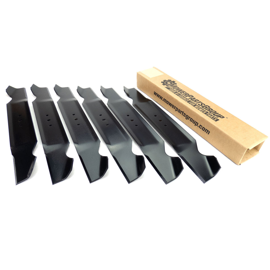(6) Blades Compatible With MTD 42" 742-0499, 742-0499A, 742-0503, 942-0499