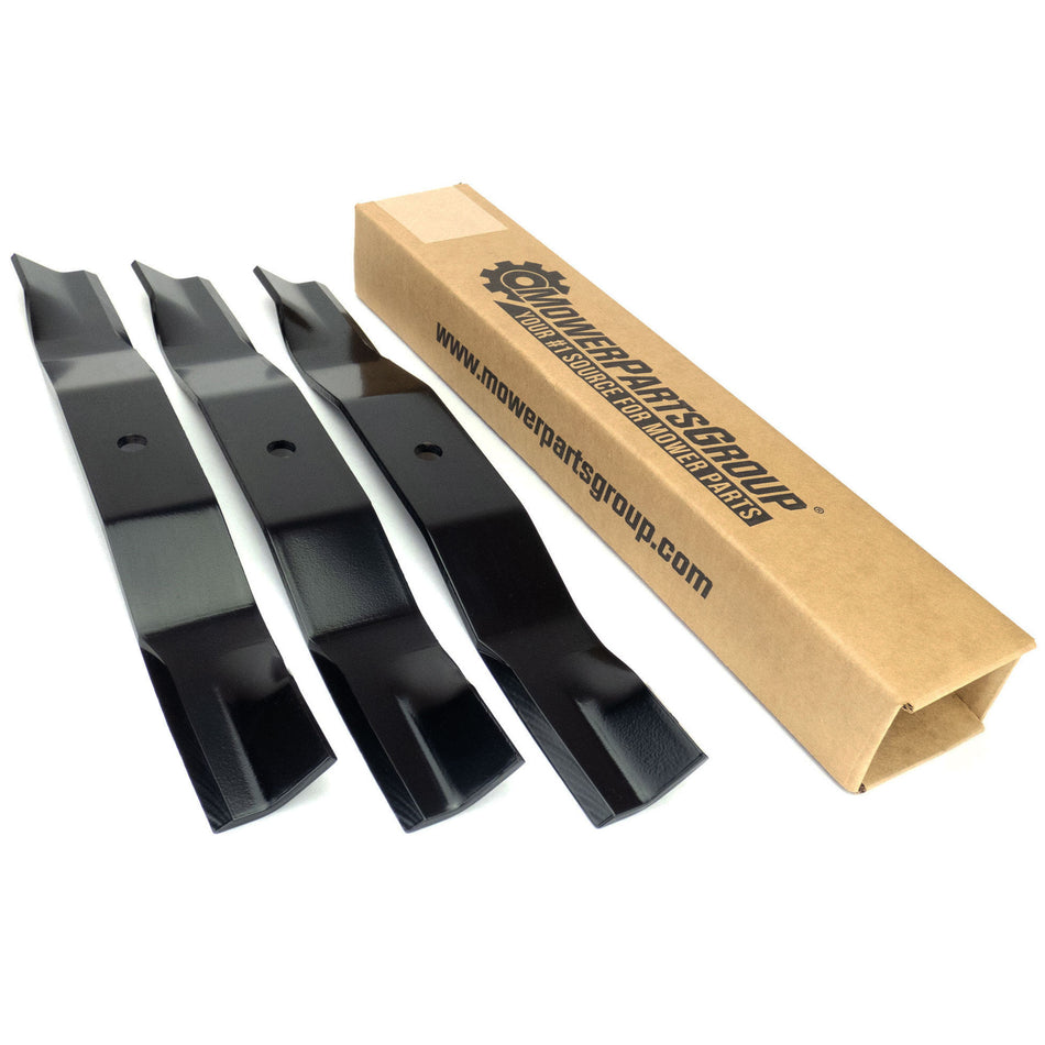 (3) Mulching Blades for Gravely 60" PM400 08781800, 08781851, 048864