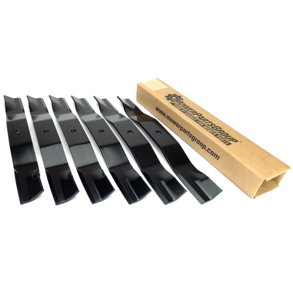 (6) Mulching Blades for Gravely 60" PM400 08781800, 08781851, 048864