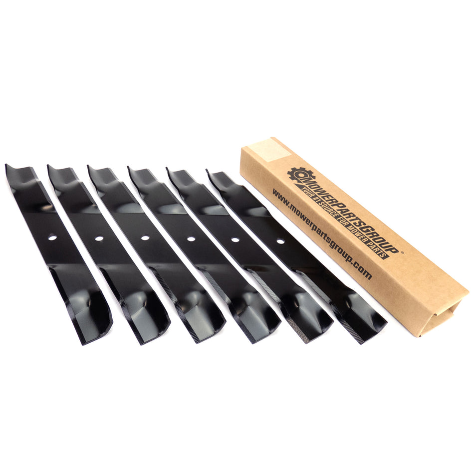 (6) Wavy Mulching Blades Replace Bad Boy 038-6050-00 038-6060-00 60" Deck