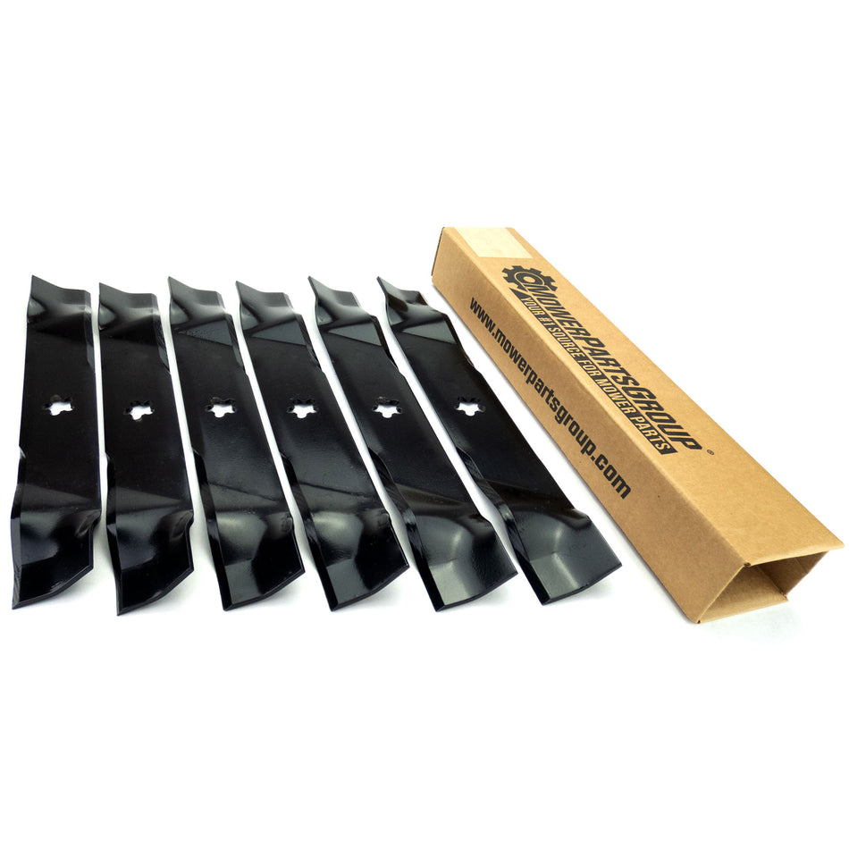 (6) Blades for AYP & Husqvarna 46" 917.251510, 532145708, 532152443, 152443
