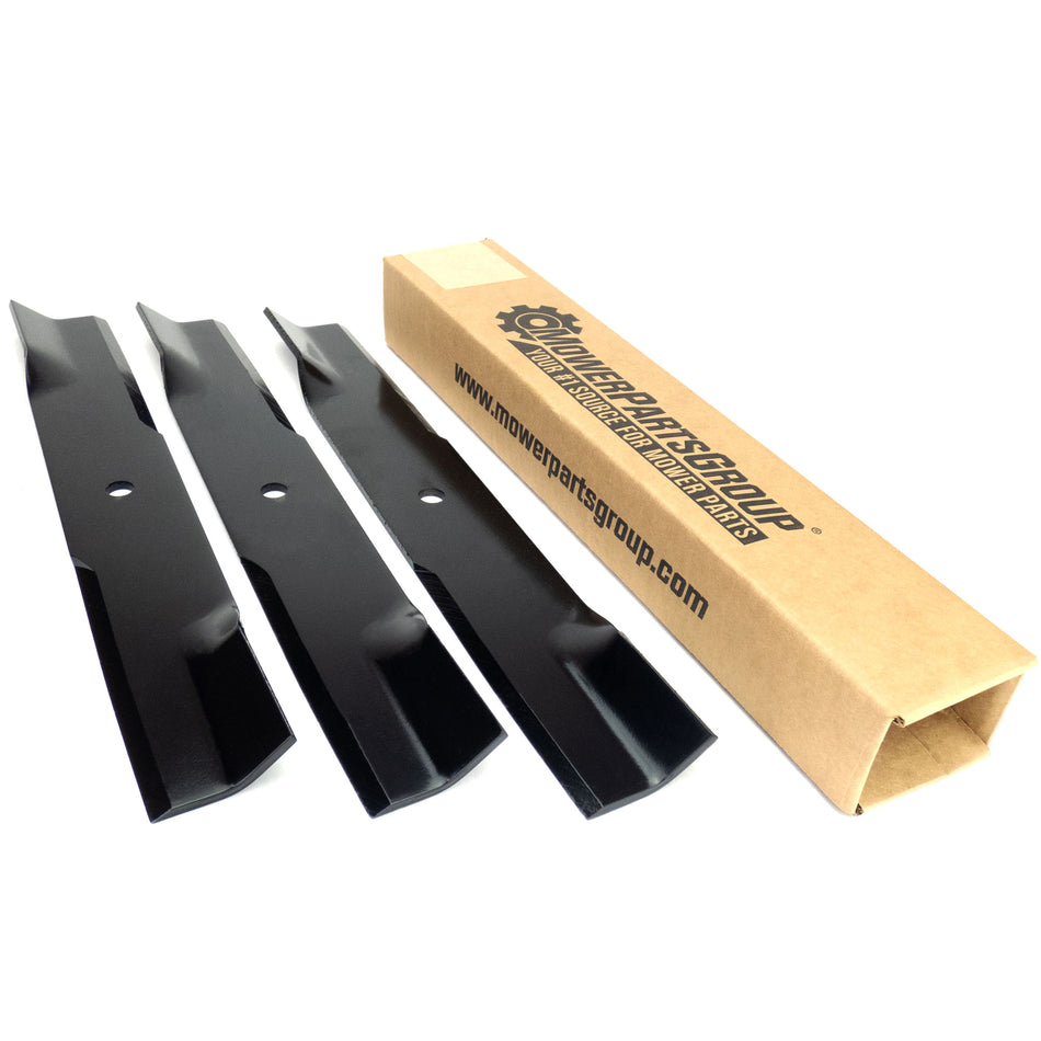(3) Pack of Blades Fits Hustler with 60" deck 602771