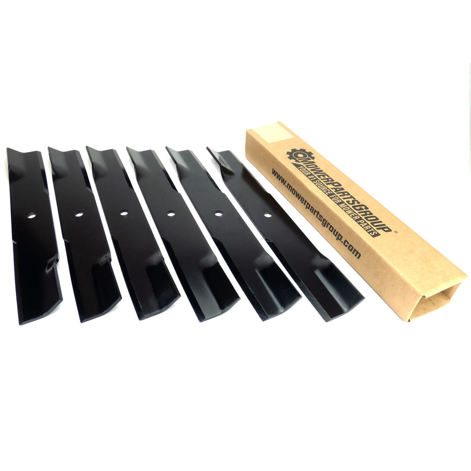 (6) High Lift Blades for Hustler 60" Mini Fastrak, XR7 602771, 607280, 30227-60H