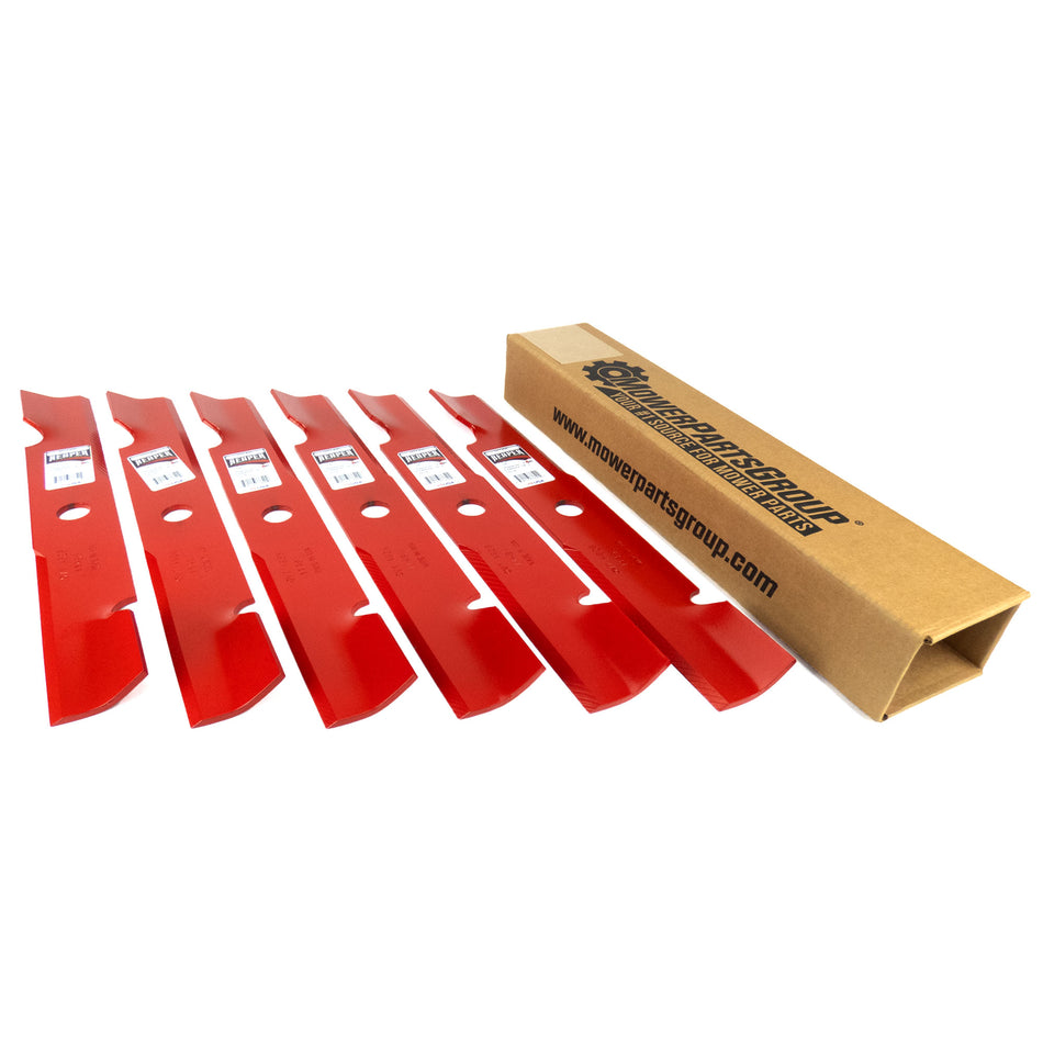 (6) Reaper Blades Fits Exmark Lazer Z Pioneer Vantage Turf Tracer Metro 52" 103-6402-S 103-6382-S
