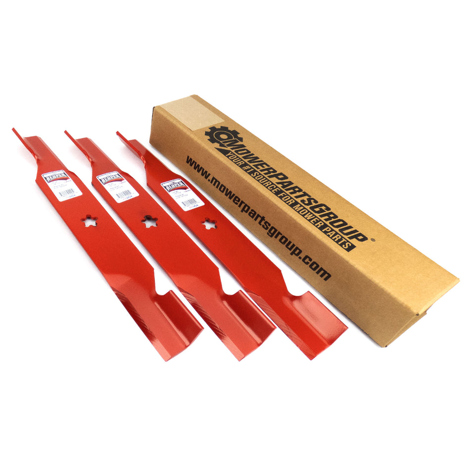 (3) Hi Lift Blades for Husqvarna 54" 187254 187256