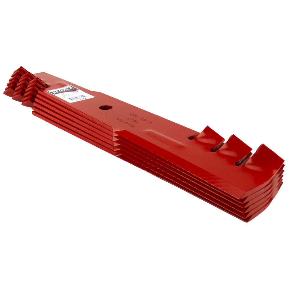 (6) Mulching Reaper Blades for 50" 52" 54" Tiger Cub Wildcat A48108 PT8721