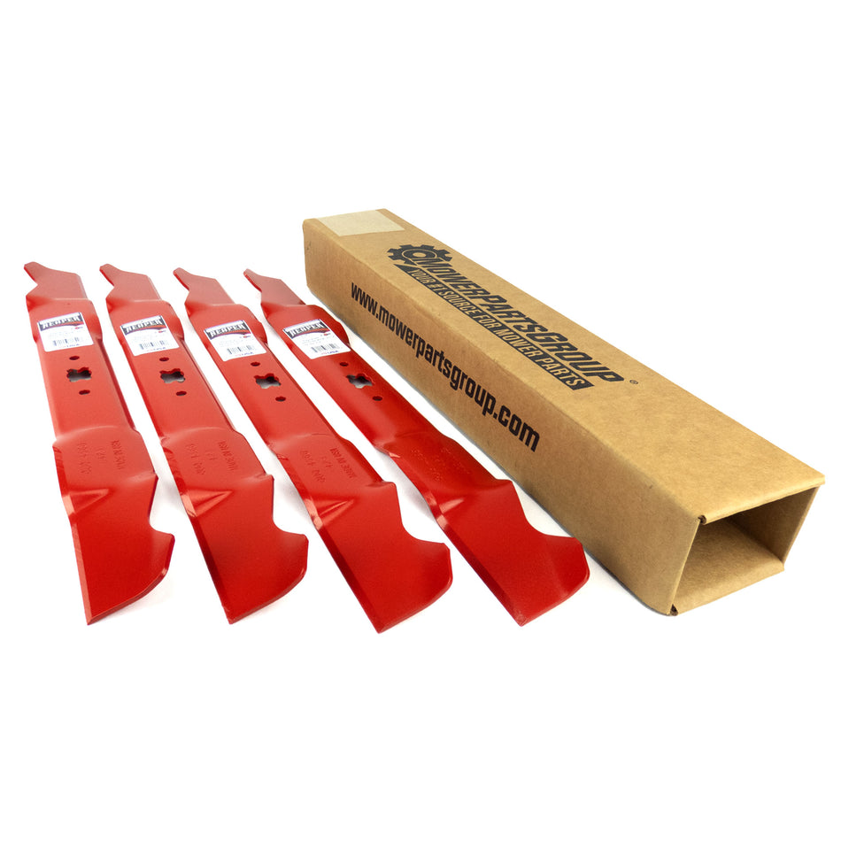 (4) Reaper Blades Fits MTD Cub Cadet Troy-Bilt 21" 742-04100 742-0741 942-0741