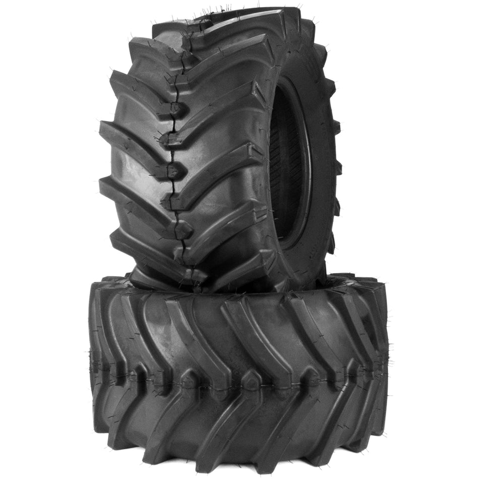 (2) OTR Lawn Trac 26x12.00-12 Bar Lug Tires 4 Ply Rating Heavy Duty