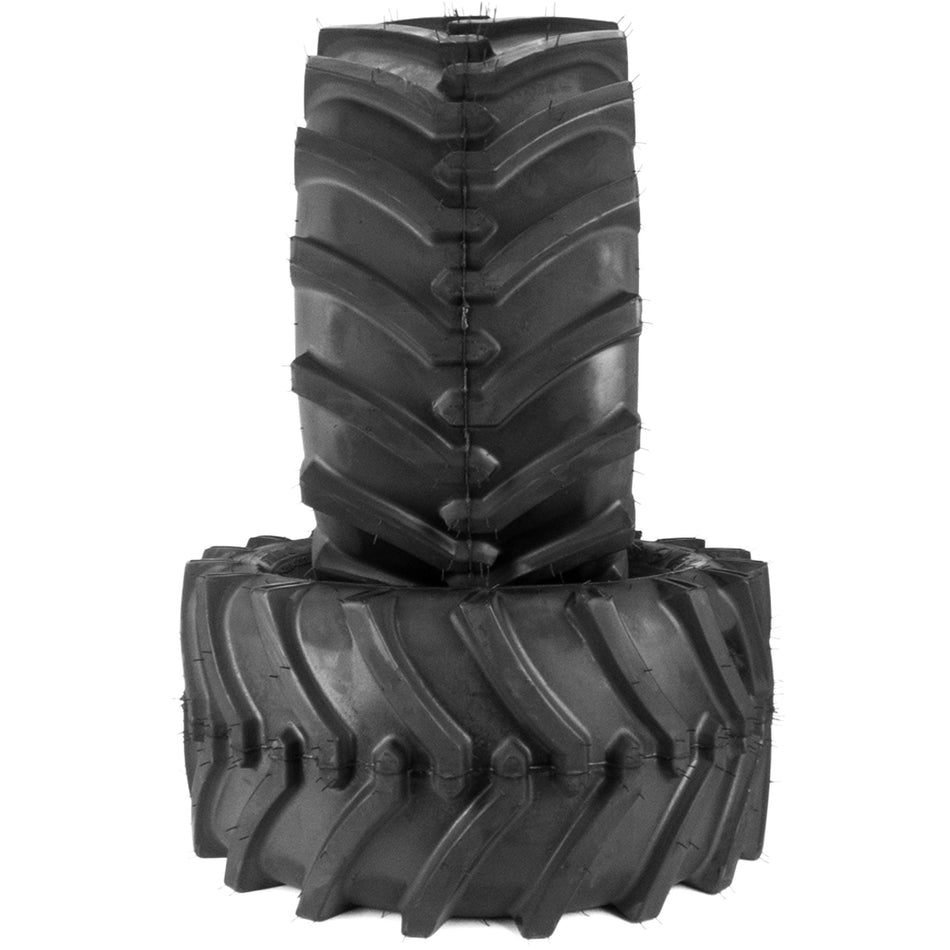 (2) OTR Lawn Trac 26x12.00-12 Bar Lug Tires 4 Ply Rating Heavy Duty