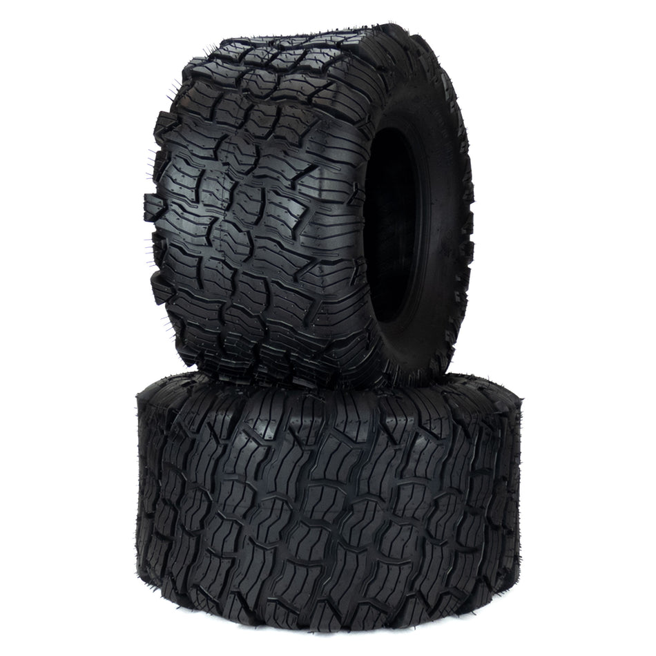 (2) 4 Ply Reaper Turf Heavy Duty Tires 22x11.00-10 Zero Turn Mowers