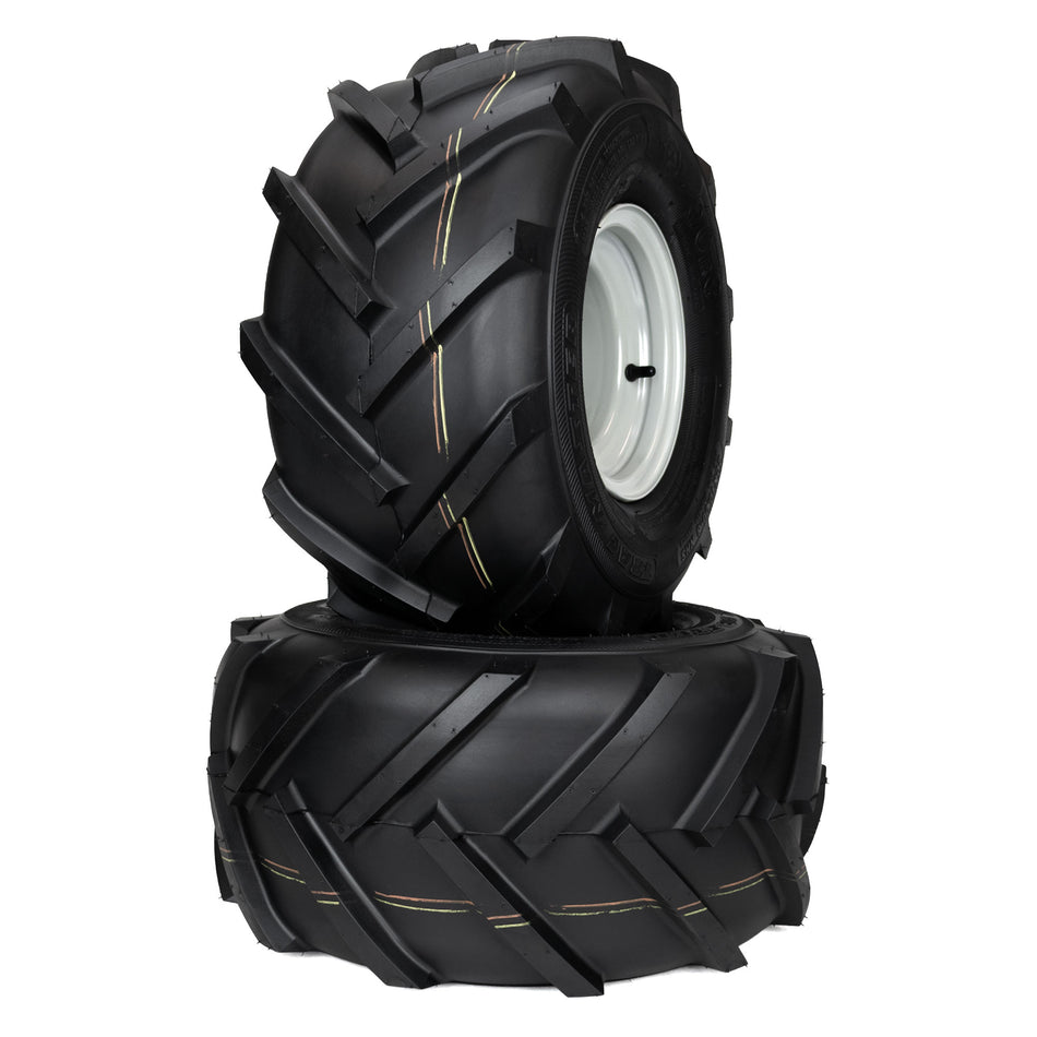 (2) Aggressive Tire Assemblies 20x10.00-8 Fits Gravely Ariens ZT XL Zoom 48" 54" 07100513
