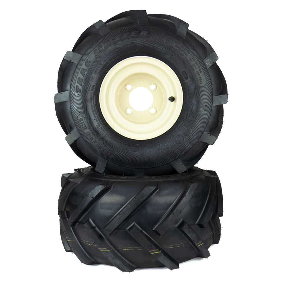 (2) Aggressive Tire Assemblies 20x10.00-8 Fits Cub Cadet ZT1 50" 54" 634Z05430 634Z07244