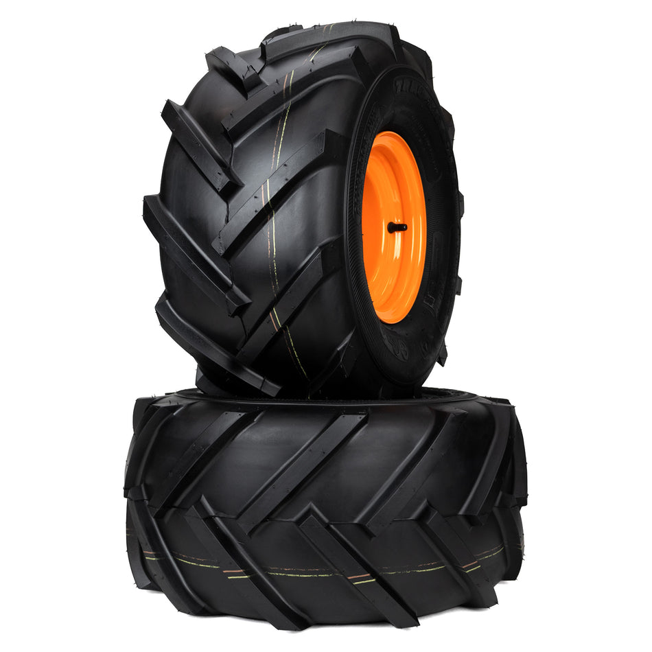 (2) Aggressive Tire Assemblies 20x10.00-8 Fits Scag Freedom Z 48" 52" 481868 483390