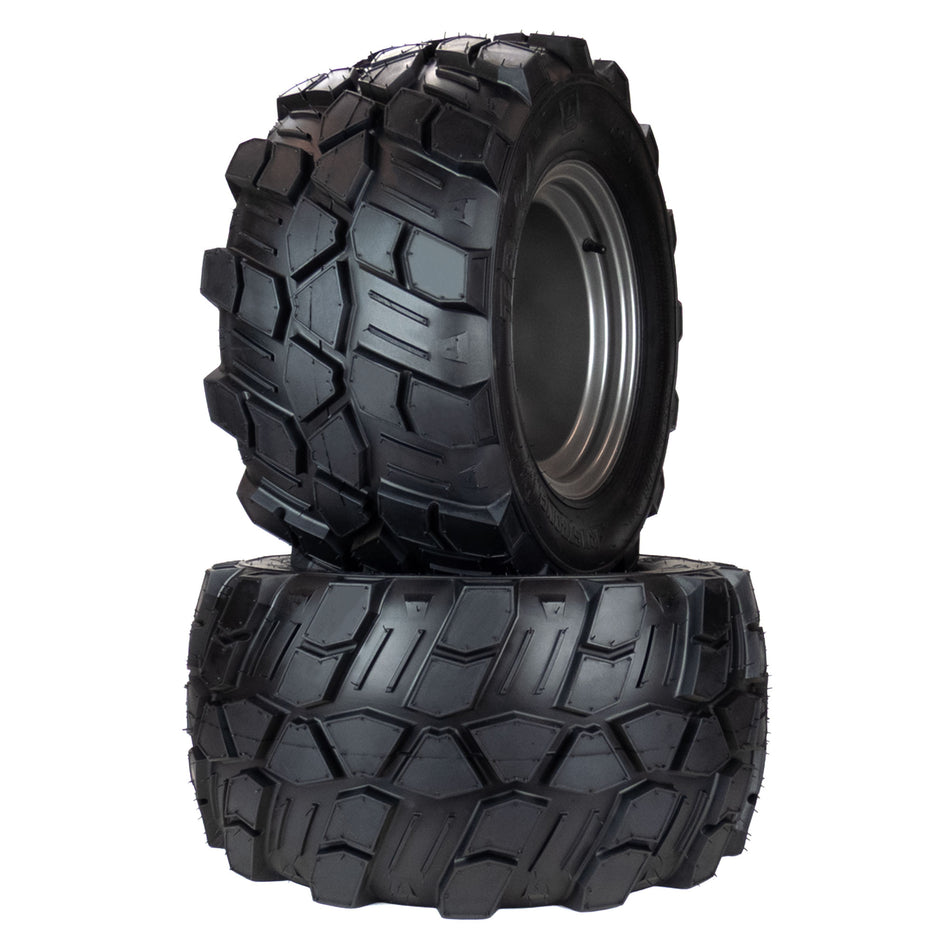 (2) Aggressive Tire Assemblies 24x12.00-12 Fits Gravely PT 200 400 60" 72" 07101119