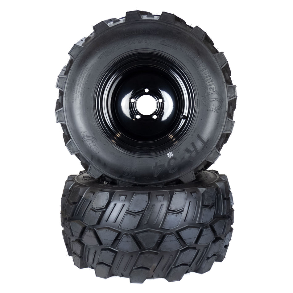 (2) Aggressive Tire Assemblies 26x12.00-12 Fits Ferris IS3100Z IS3200Z IS3300Z 5108784