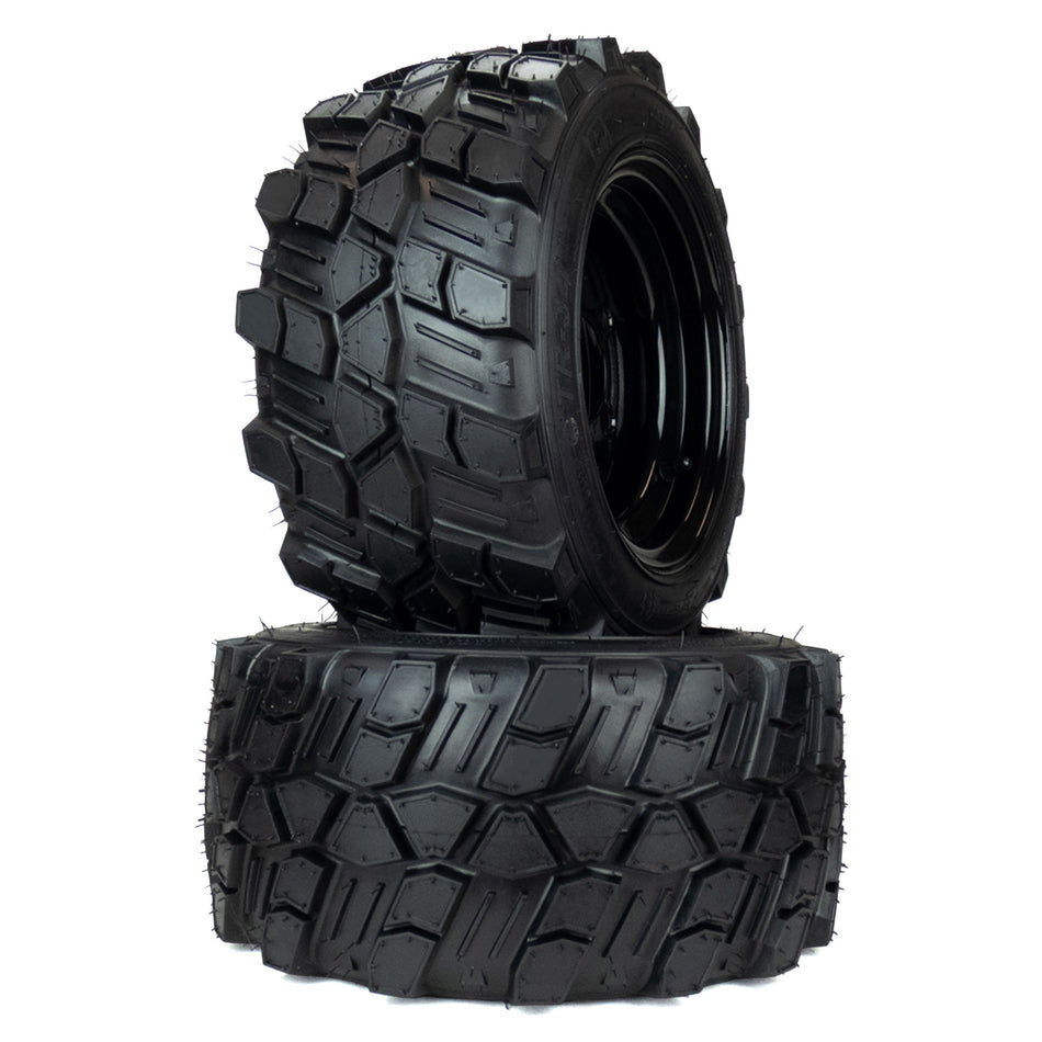 (2) Aggressive Tire Assemblies 18x8.50-10 Fits Wright Stander Intensity 36" 42" 72410068