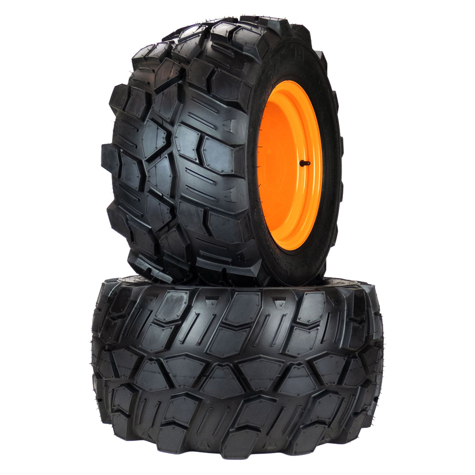 (2) Aggressive Tire Assemblies 24x12.00-12 Fits Scag Cheetah 61" 72" 484024