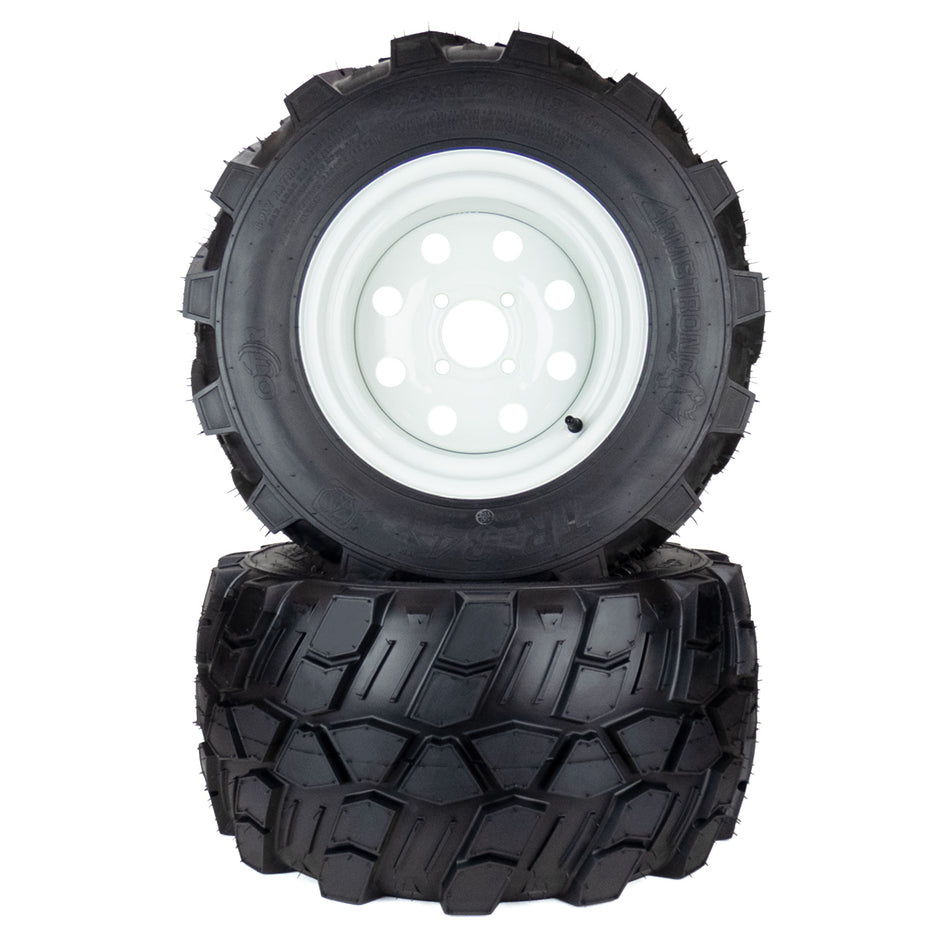 (2) Aggressive Tire Assemblies 24x12.00-12 Fits Exmark Lazer Z Fits Toro Z Master 109-8972