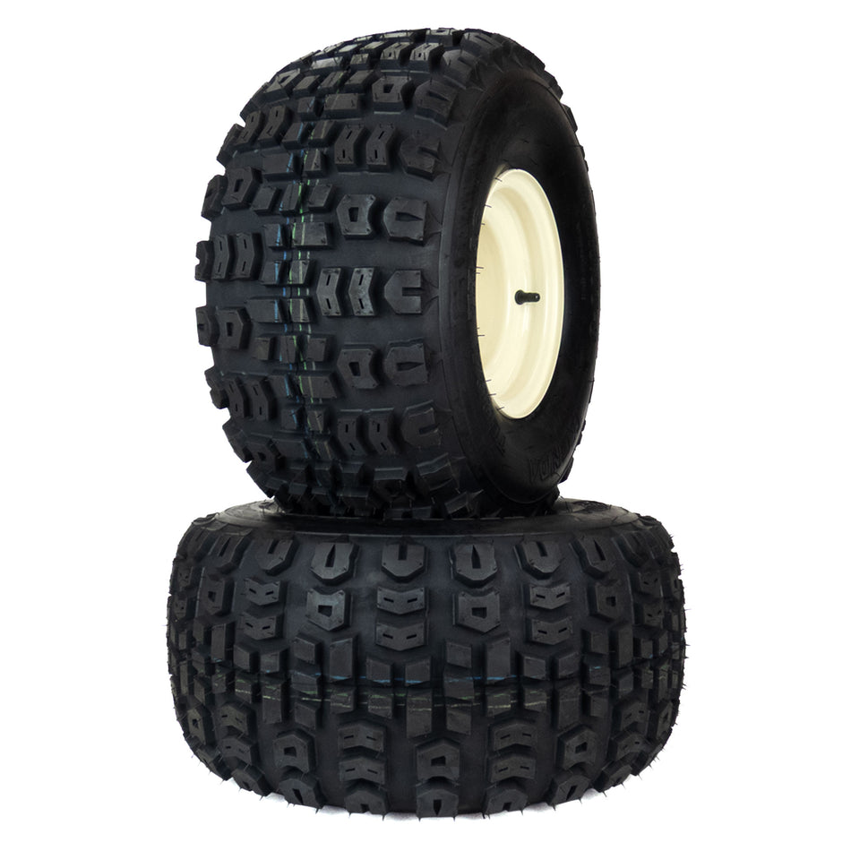(2) All Terrain Tire Assemblies 20x10.00-8 Fits Cub Cadet ZT1 50" 54" 634Z05430 634Z07244