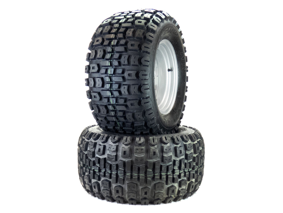 (2) All Terrain Tire Assemblies 24x12.00-12 Fits Hustler Super Z 60" 606968