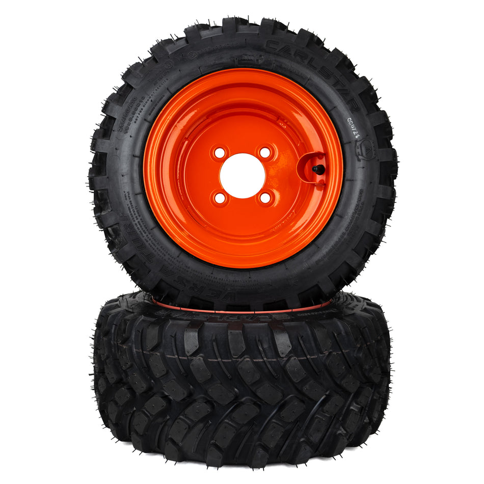 (2) Versa Turf Tire Assemblies 18x8.50-10 Fits Kubota BX Series K2581-18610
