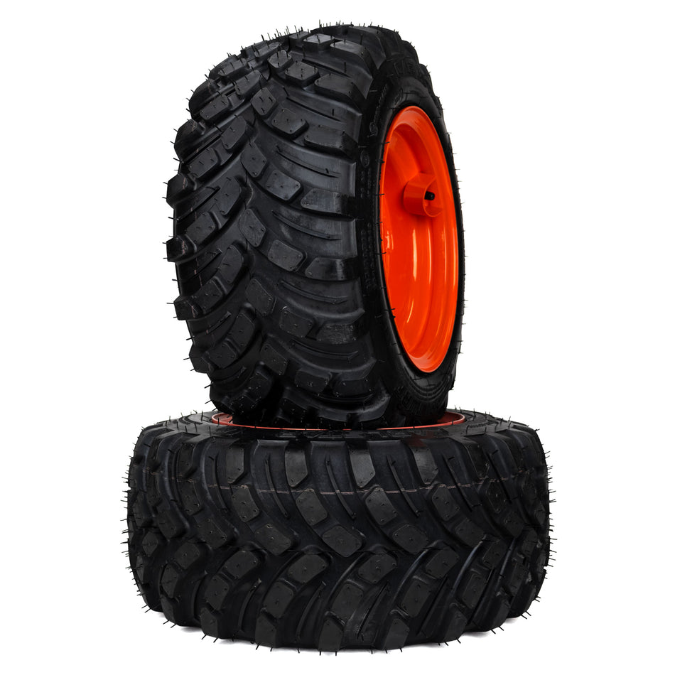 (2) Versa Turf Tire Assemblies 18x8.50-10 Fits Kubota BX Series K2581-18610