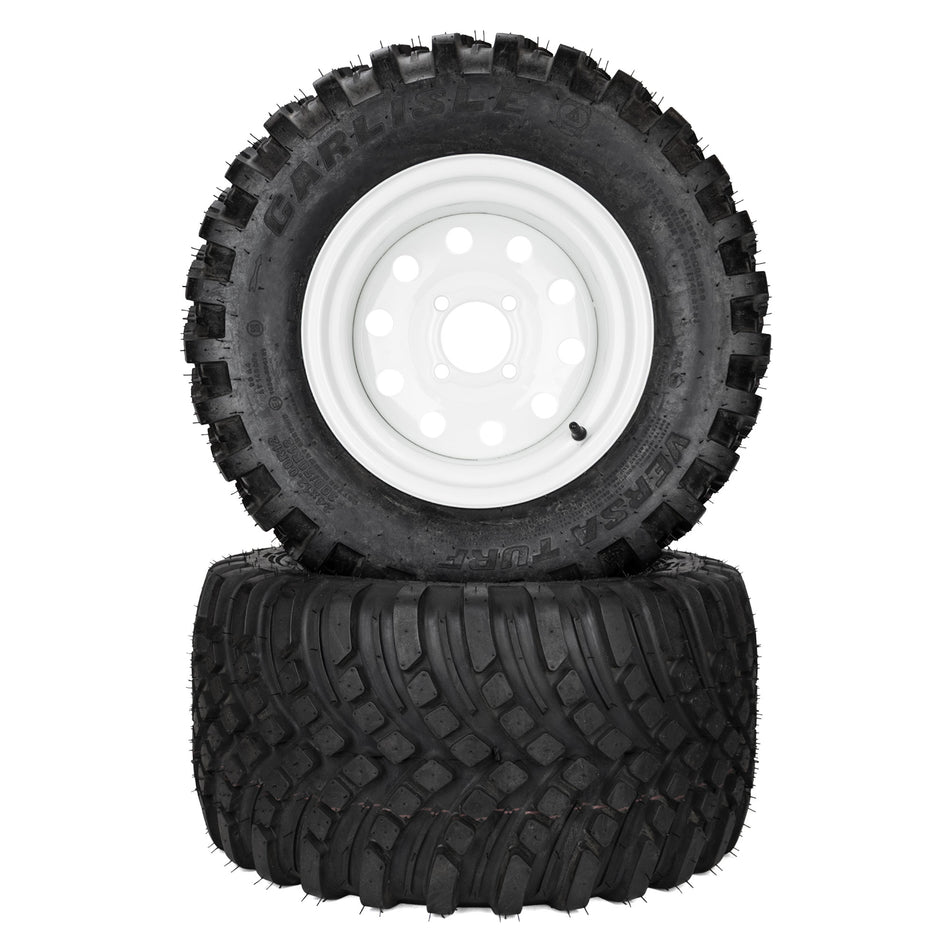 (2) Versa Turf Tire Assemblies 24x12.00-12 Fits Exmark Toro Lazer Z 109-8972
