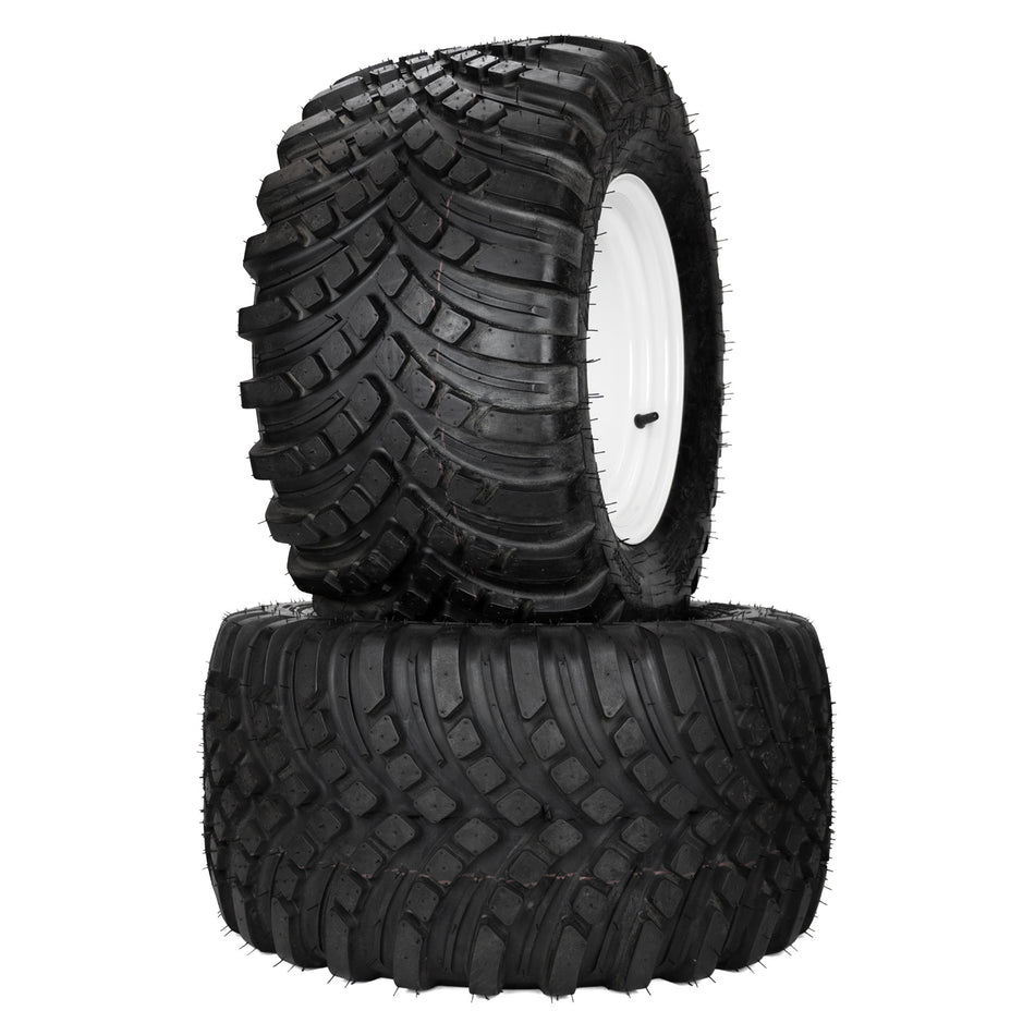 (2) Versa Turf Tire Assemblies 24x12.00-12 Fits Exmark Toro Lazer Z 109-8972