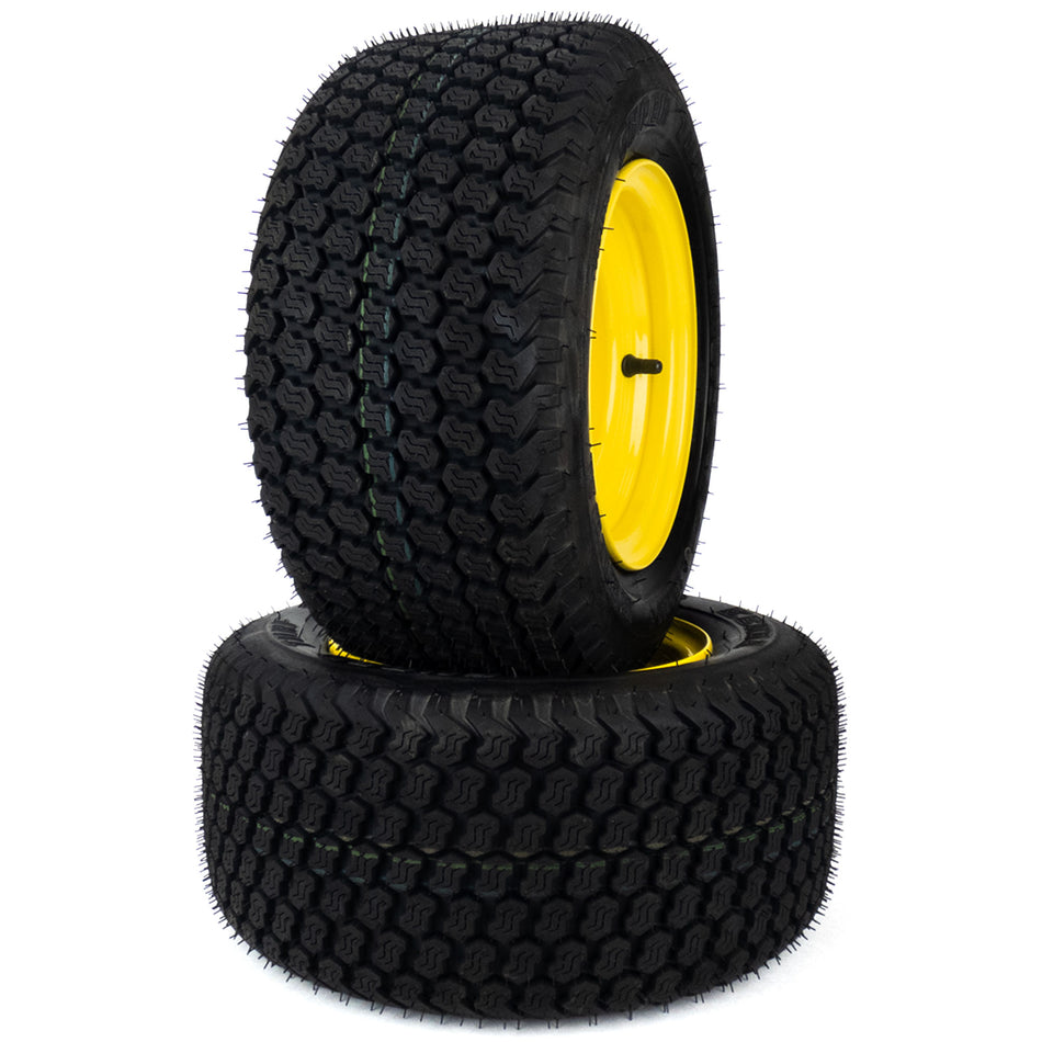 (2) Super Turf Tire Assemblies for John Deere 100 Series 16x6.50-8 GY20563