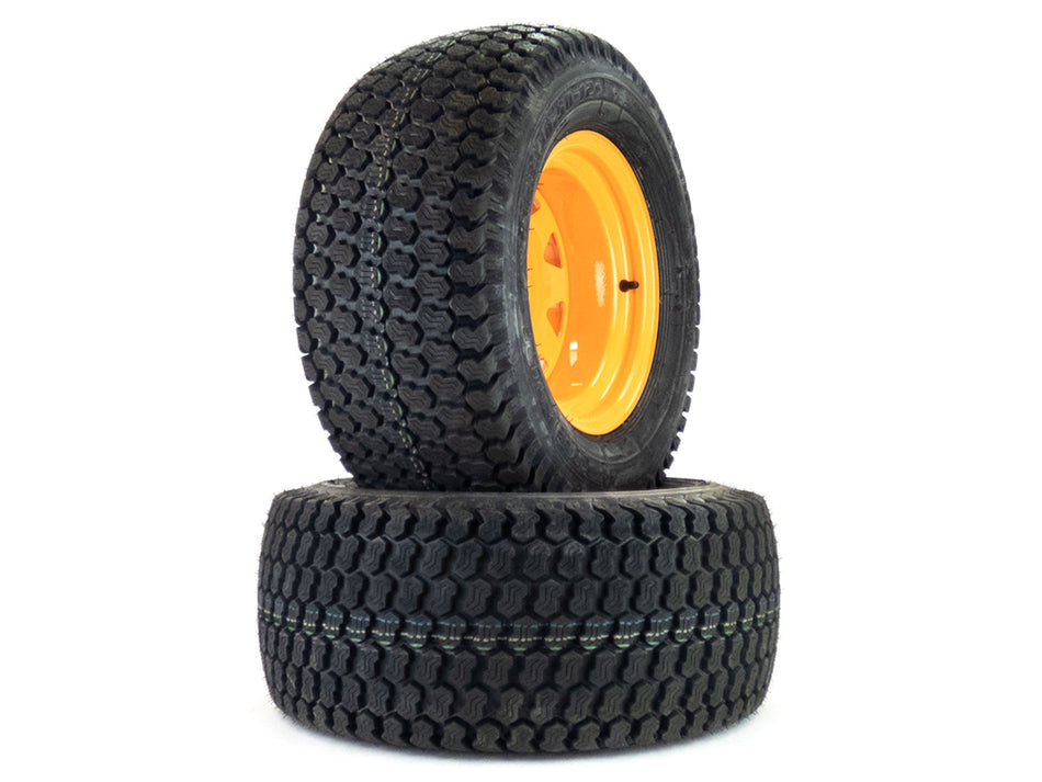 (2) Super Turf Tire Assemblies 23x10.50-12 Fits Scag Turf Tiger 52" 481552