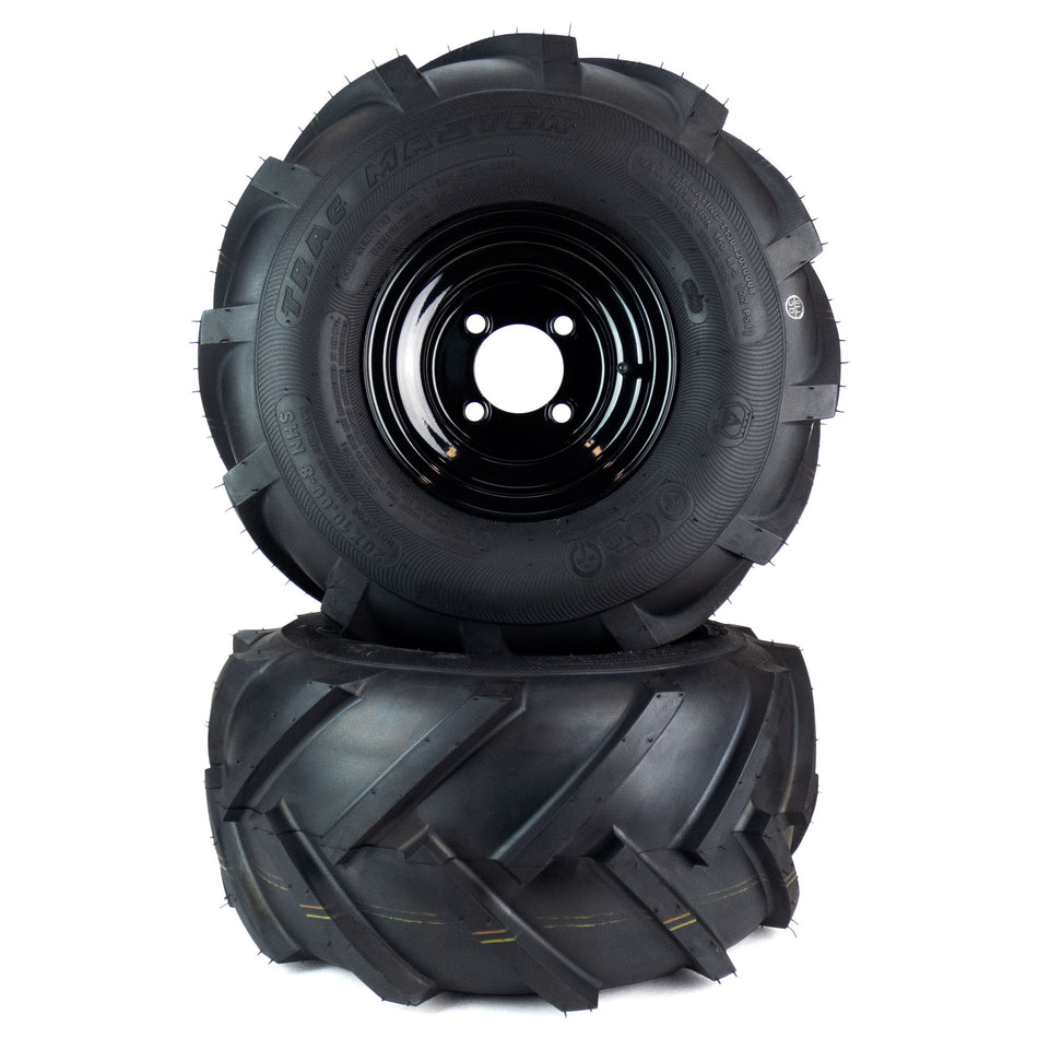 (2) Trac Master Tire Assemblies Compatible With Cub Cadet 20x10.00-8 ZT1 50" 54" 634Z05430