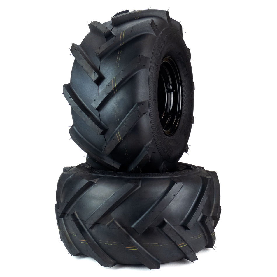 (2) Trac Master Tire Assemblies Compatible With Cub Cadet 20x10.00-8 ZT1 50" 54" 634Z05430