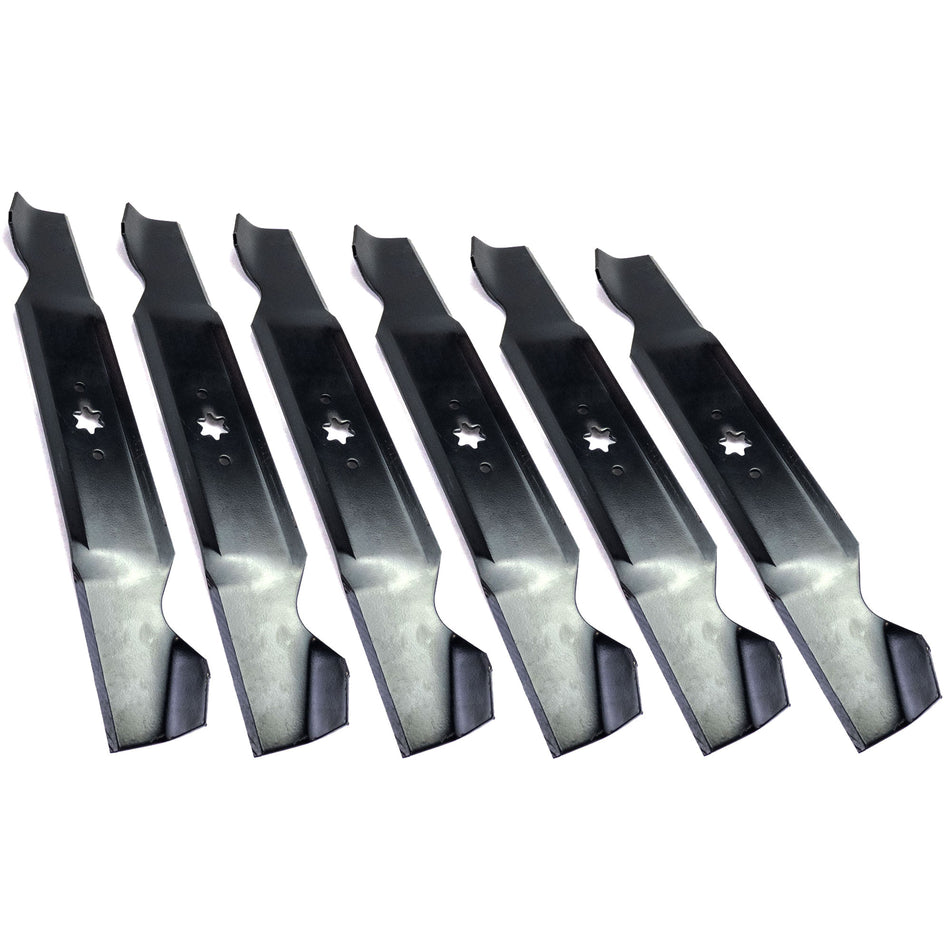 (6) Blades Compatible With MTD 38" 742-0610, 742-0610A, 942-0610, 942-0610A, 942-0654