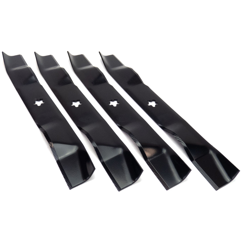 (4) Mulching Blades Compatible With Husqvarna and Poulan 36" LT125 LR120 LT120 LR110 PP11536K 532140101