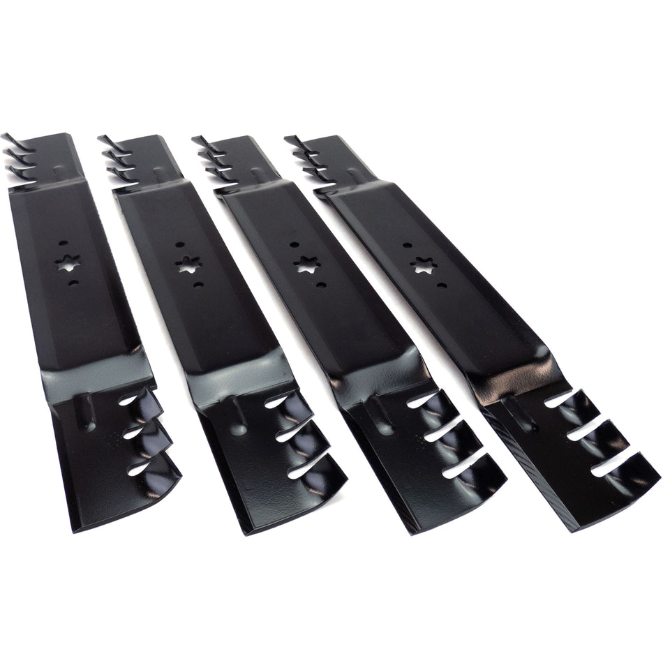 (4) Mulching Blades Compatible With MTD 38" 742-0610, 942-0610