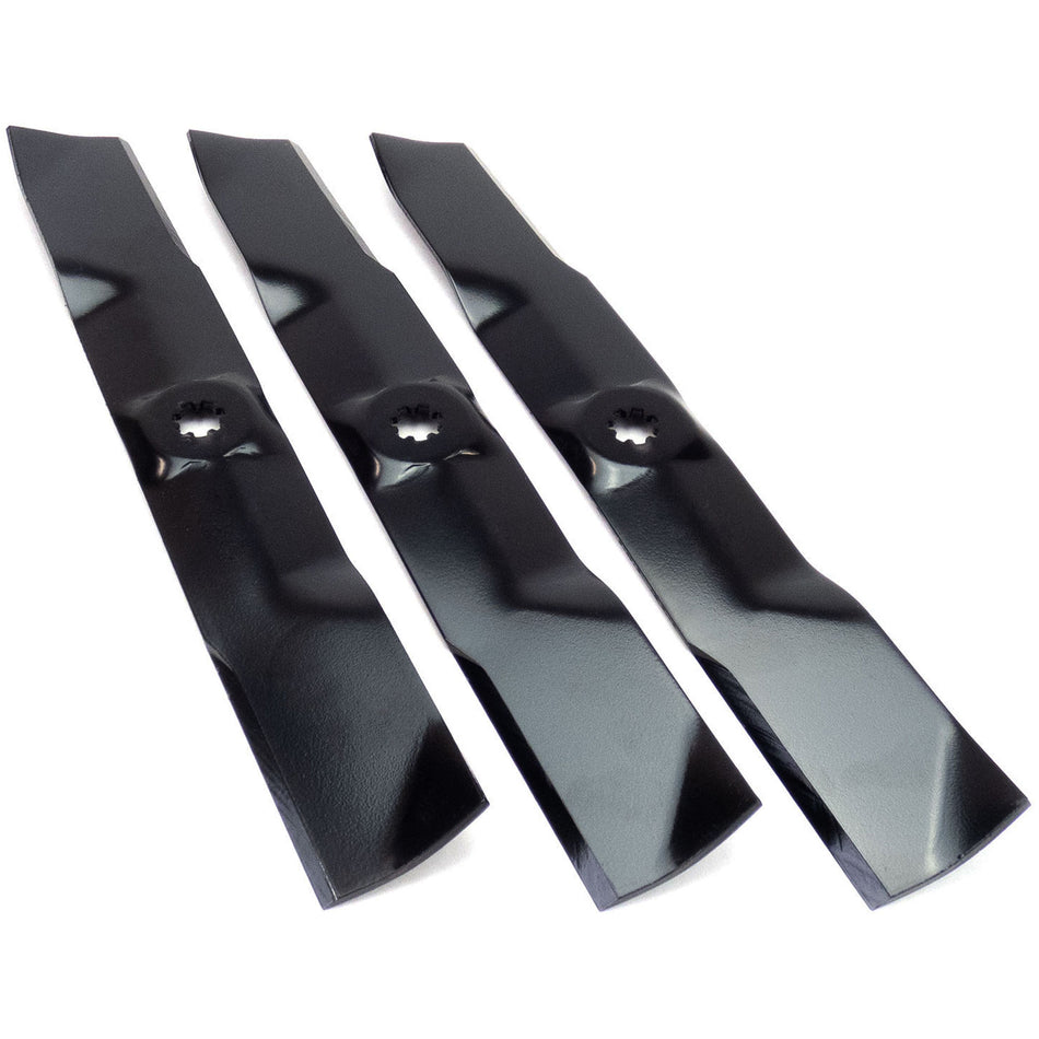 (3) Blades Compatible With John Deere 54" D170 G110 LA150 190C GX21380 GY20679 GY20684 GY20686
