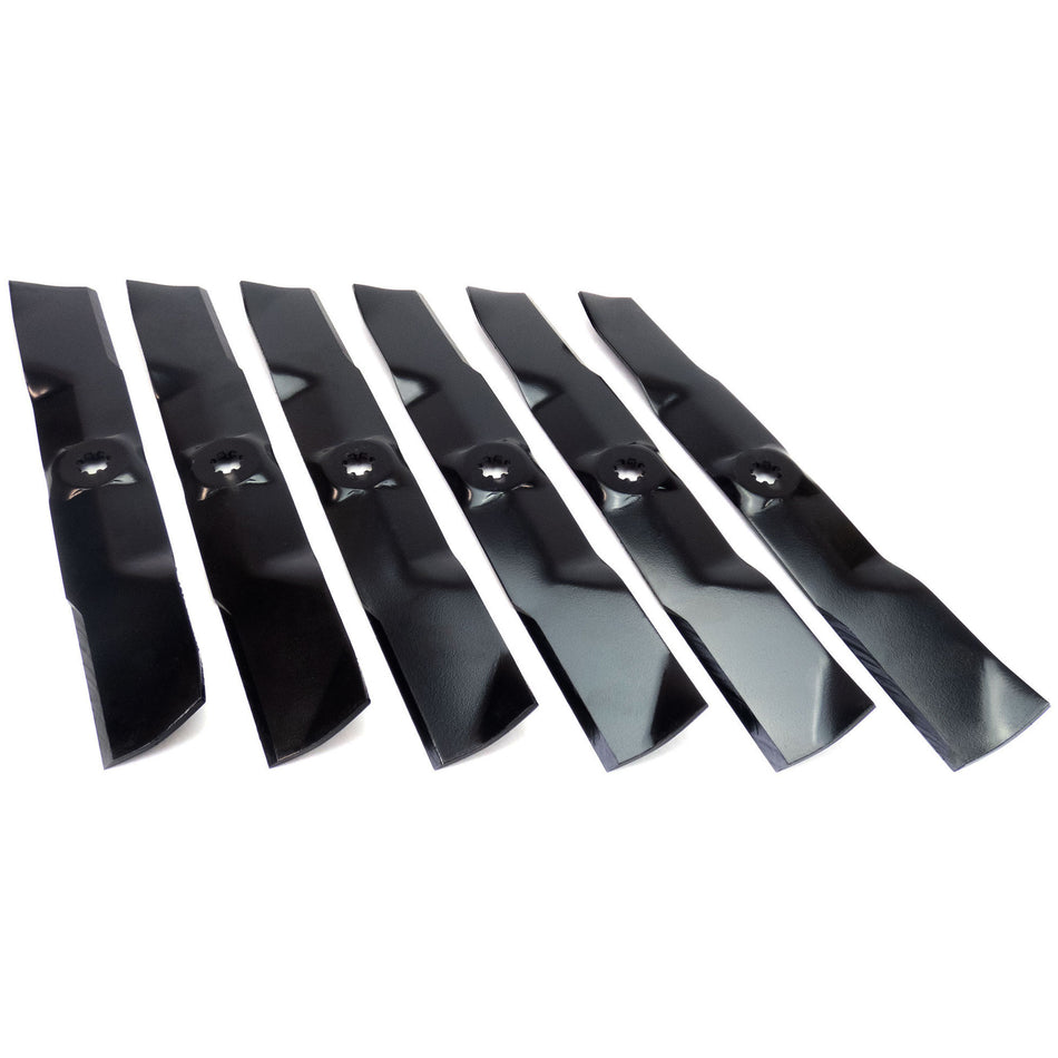 (6) Blades Compatible With John Deere 54" D170 G110 LA150 190C GX21380 GY20679 GY20684 GY20686
