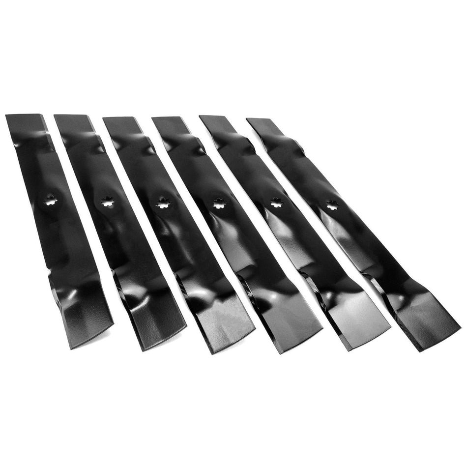 (6) Blades Fits John Deere 42" D100 LA100 GX22151 GY20850 50-3231
