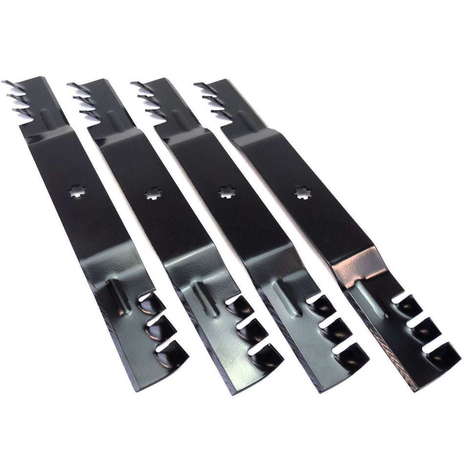 (4) Blades for John Deere 42" D100 LA100 AM137328 AM141033 GX22151 GY20850