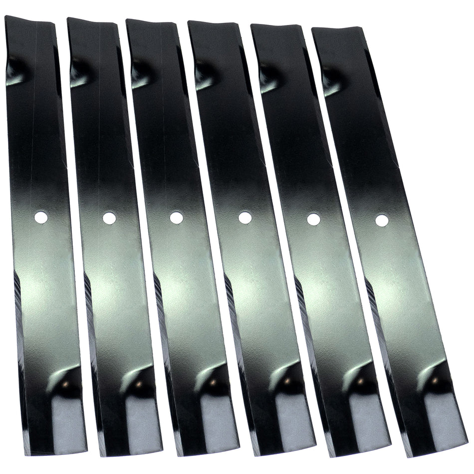 (6) High Lift Blades for Exmark Laser Z and Hustler XR7 72" 103-1581 103-1581-S 798702 798702X